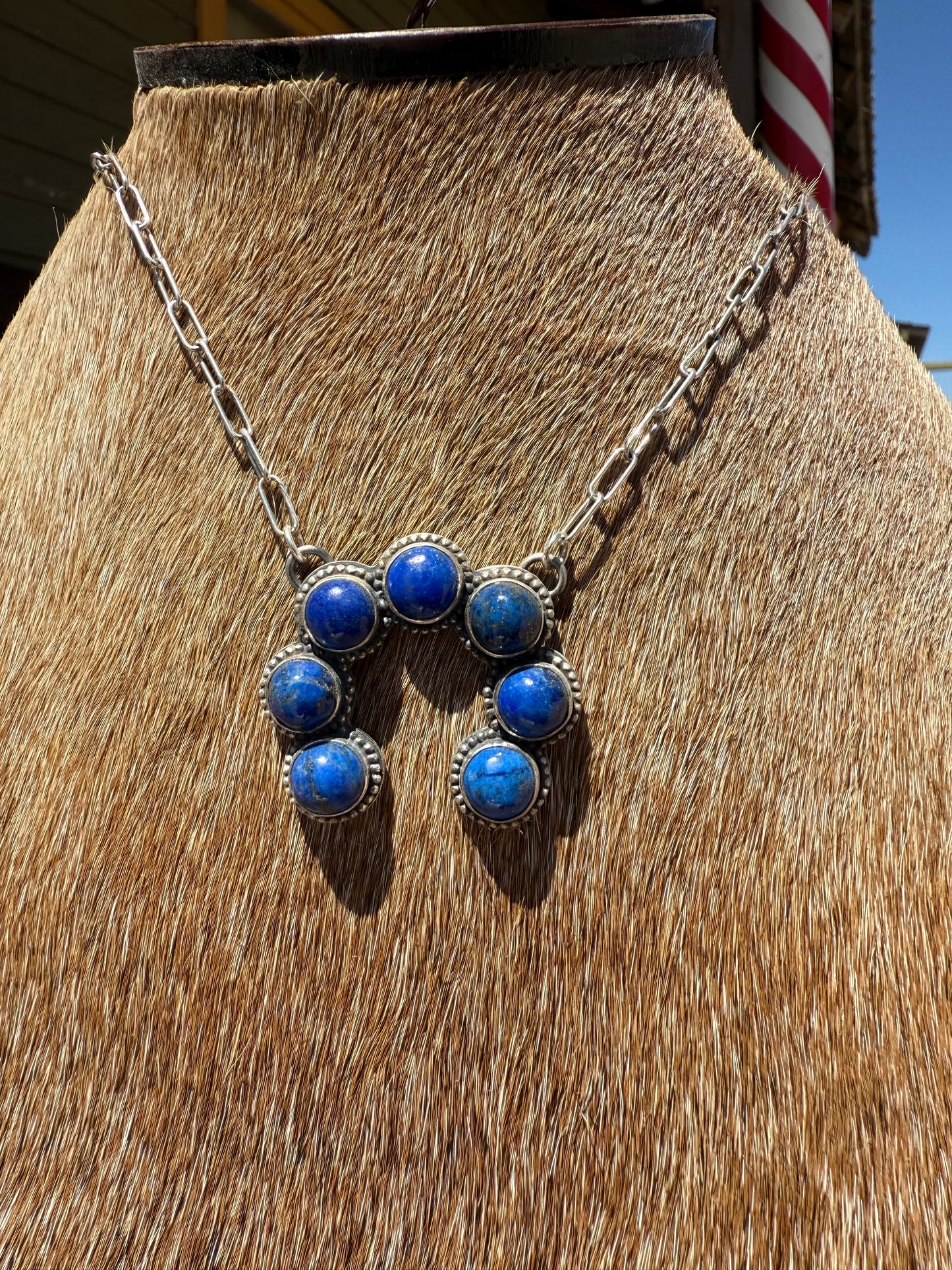 Blue Lapis Naja Necklace
