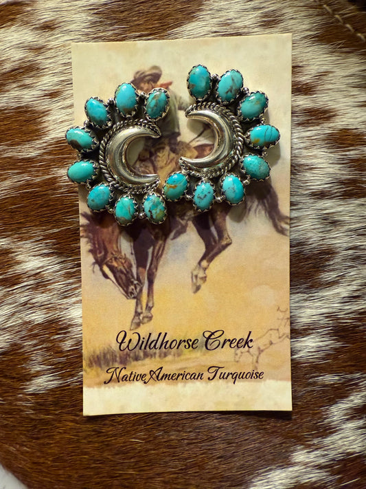 Half Cluster Earrings