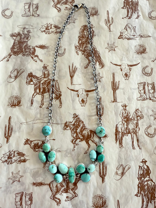 Sonoran Gold Cluster Necklace
