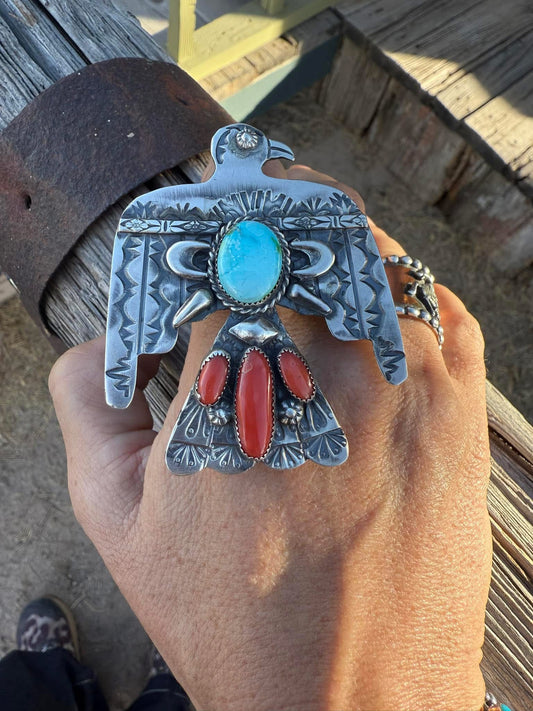 Thunderbird Adjustable Ring