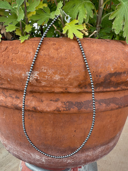 3mm 18” Navajo Pearls